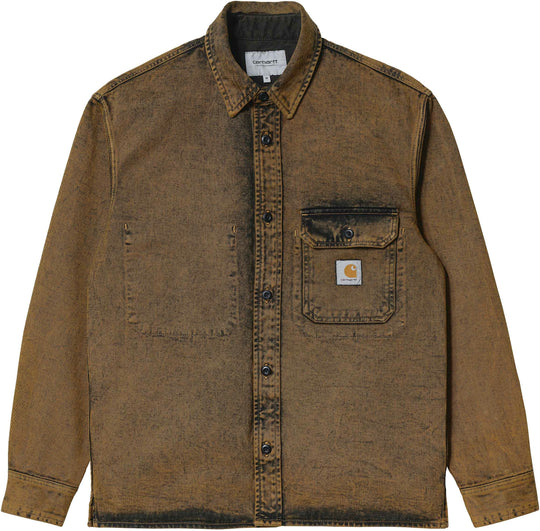  Carhartt Wip Giacca Reno Shirt Jacket Tawny Uomo Arancione