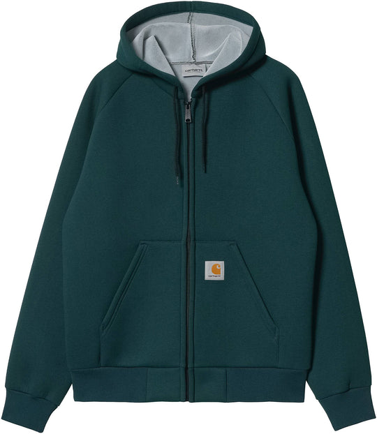  Carhartt Wip Giacca Car-lux Hooded Jacket Frasier Uomo Verde