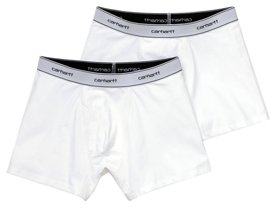  Carhartt Wip Boxer Cotton Trunks White Uomo Bianco