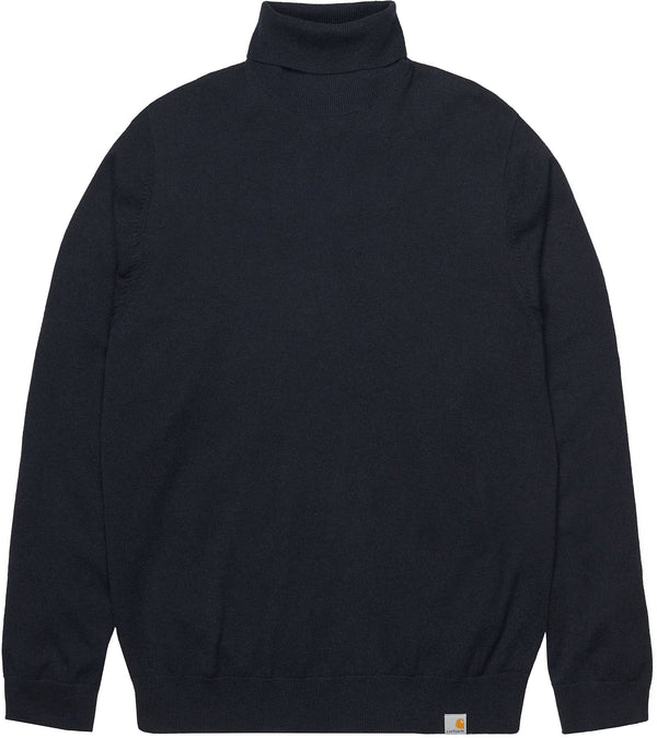 Carhartt WIP maglione Playoff Turtleneck Sweater dark navy