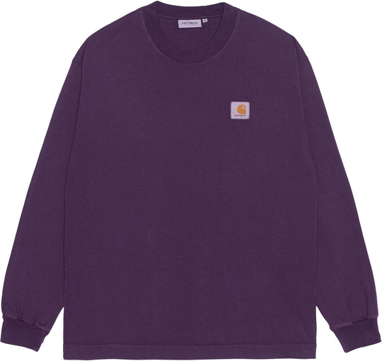  Carhartt Wip T-shirt L/s Vista Dark Iris Uomo Viola