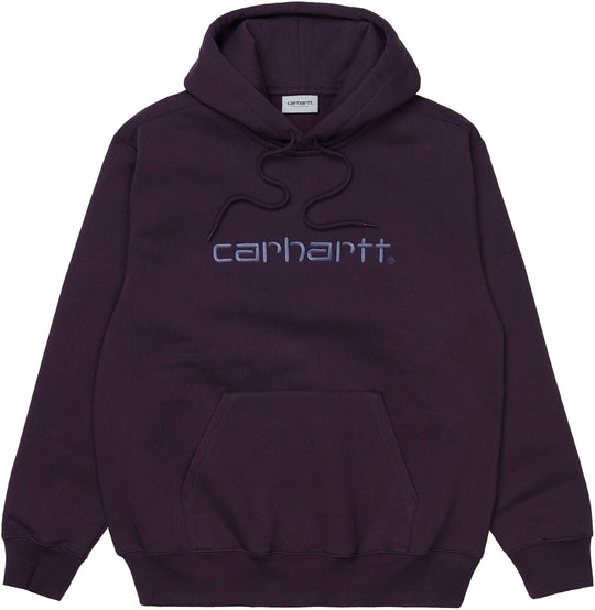  Carhartt Wip Felpa Hooded Sweat Dark Iris Cold Viola Uomo