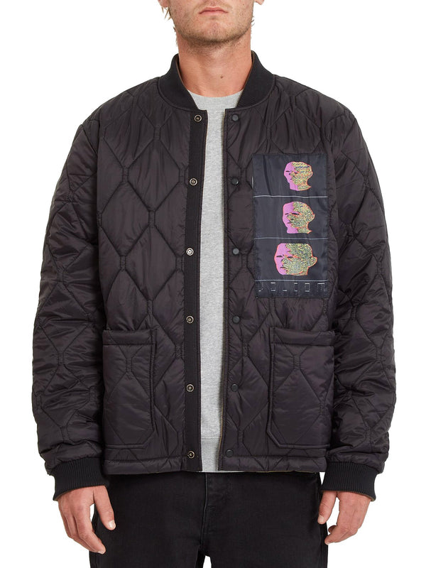 Volcom giacca Lookster jacket reversibile black