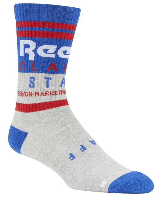  Reebok Calze Classic Staff Crew Du7494 Medium Grey Uomo Grigio