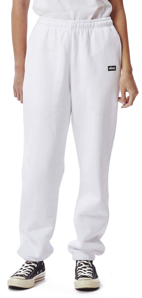 Obey pantaloni Tag Hook Up Set sweatpant white