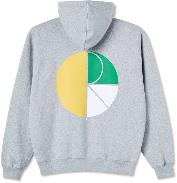 Polar Skate Co. felpa 3 Tone Fill Logo Hoodie sport grey