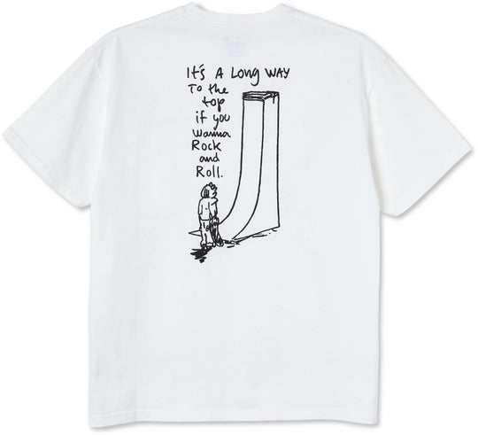  Polar Skate Co. T-shirt Rock’n’roll Tee White Uomo Bianco