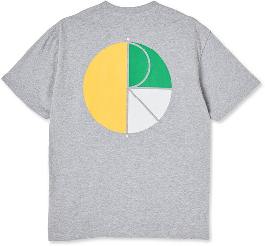  Polar Skte Co. T-shirt 3 Tone Fill Logo Tee Sport Grey Polar Skate Co. Uomo Sport Grigio