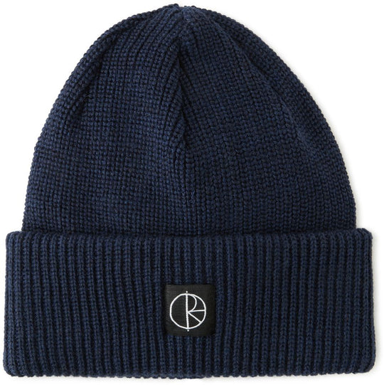  Polar Skate Co. Cuffia Double Fold Merino Beanie Navy Unisex Blu