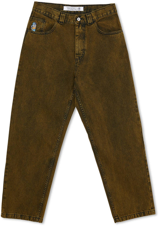  Polar Skate Co. Pantaloni Jeans ’93 Denim Yellow Black Uomo Giallo