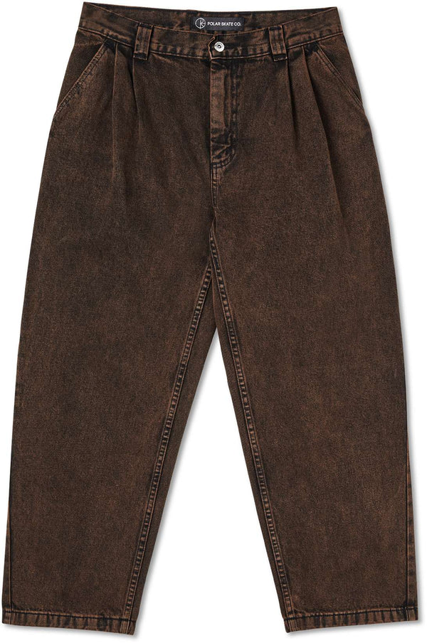 Polar Skate Co. pantaloni jeans Grund Chinos brown black