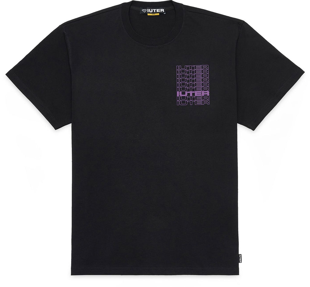  Iuter T-shirt Spine Tee Black Uomo - 2