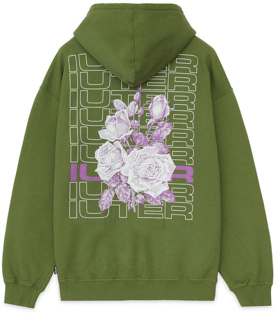  Iuter Felpa Spine Hoodie Army Uomo