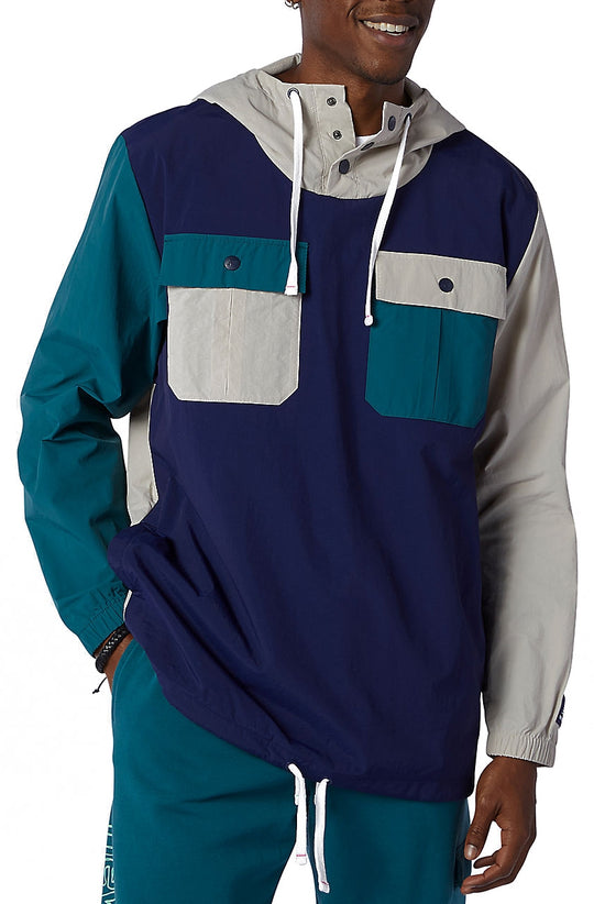  New Balance Giacca Nb Athletics Clash Anorak Night Tid Uomo Multicolore