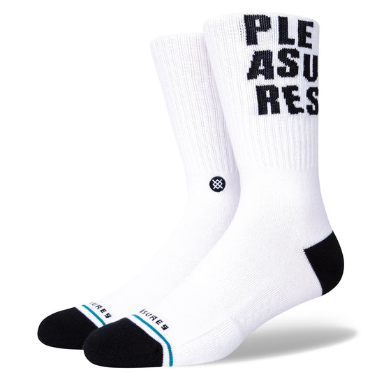  Stance Calze Pleasures Socks White Uomo Bianco
