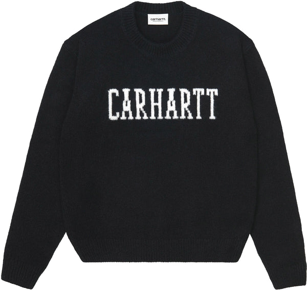 Carhartt WIP maglione W' University Sweater black wax