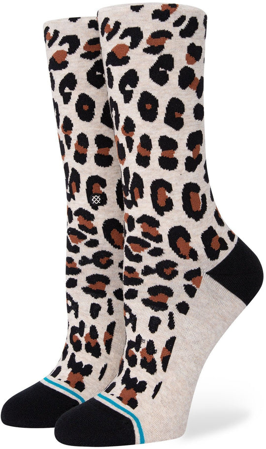  Stance Calze Catty Crew Socks Black Donna Beige