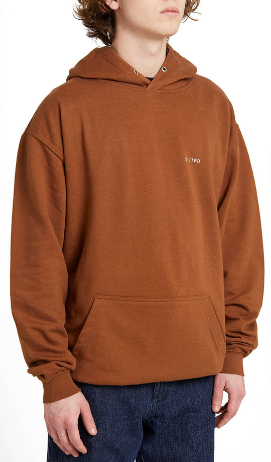  The Silted Company Felpa Silted Basic Hoodie Caramel Uomo Marrone