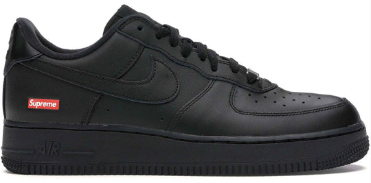  Nike Air Force 1 Low Supreme Shoes Black Uomo Nero