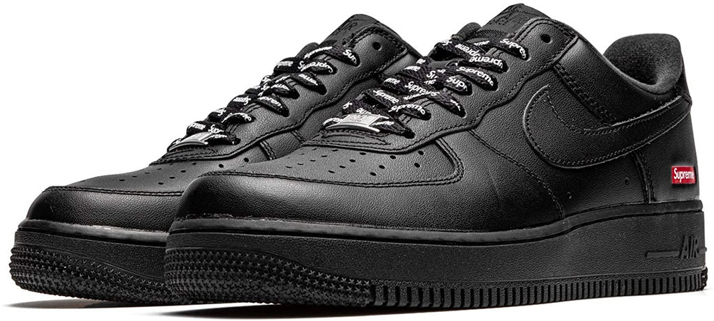 Nike Air Force 1 Low Supreme Shoes Black Nero Uomo - 3