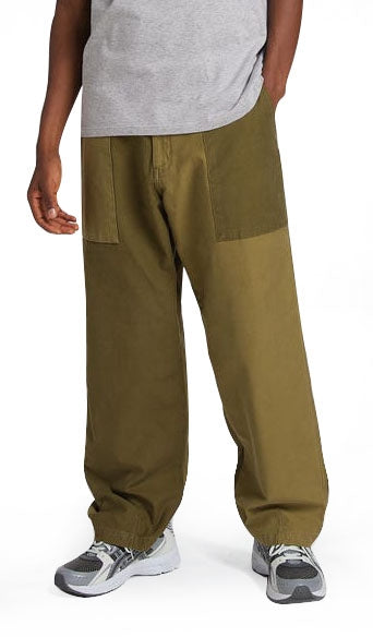  Edwin Pantaloni Labour Dart Pant Mili Patchwork Uomo Verde