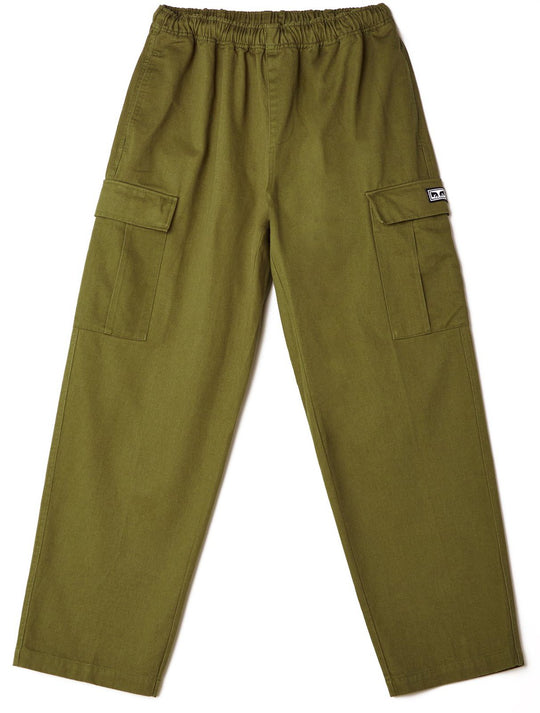  Obey Pantaloni Easy Cargo Pant Army Tent Uomo Verde