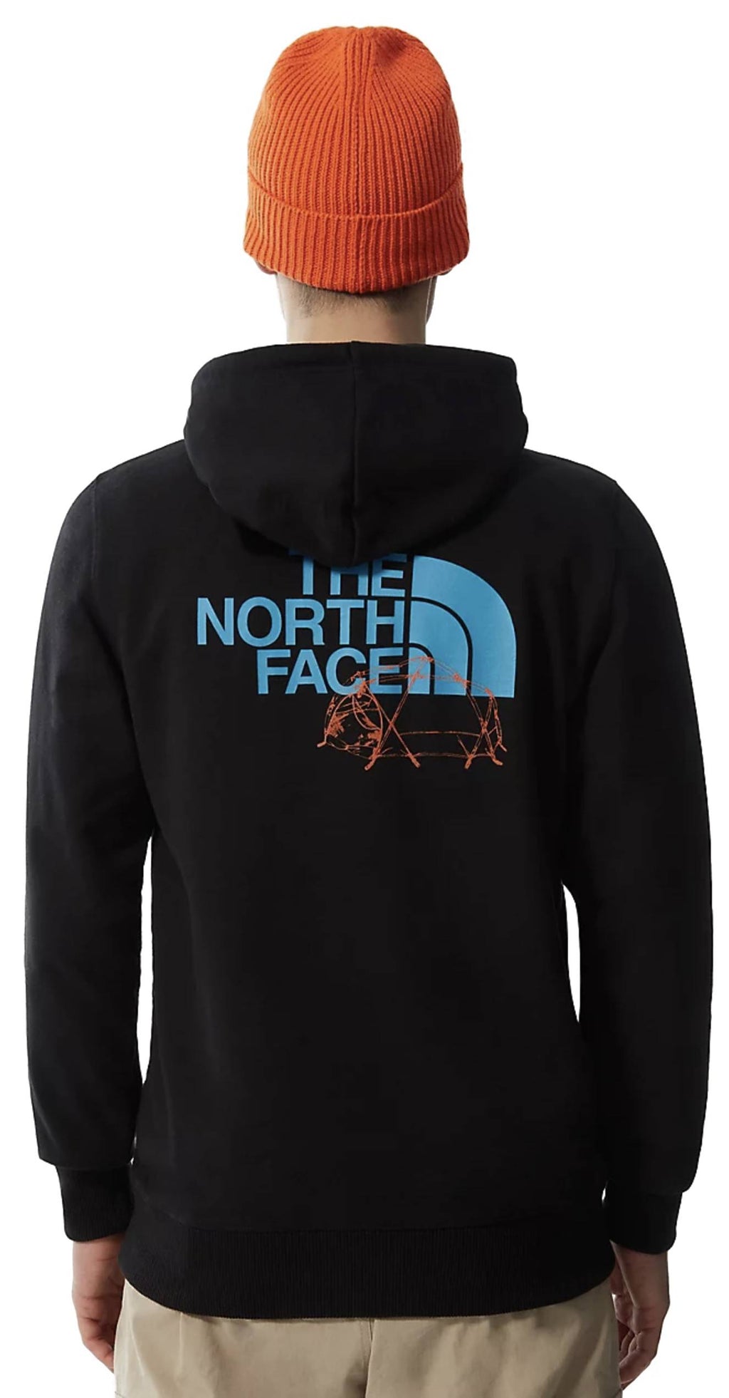 The North Face Felpa M Recycled Expedition Graphic Hoodie Black Nero Uomo - 2