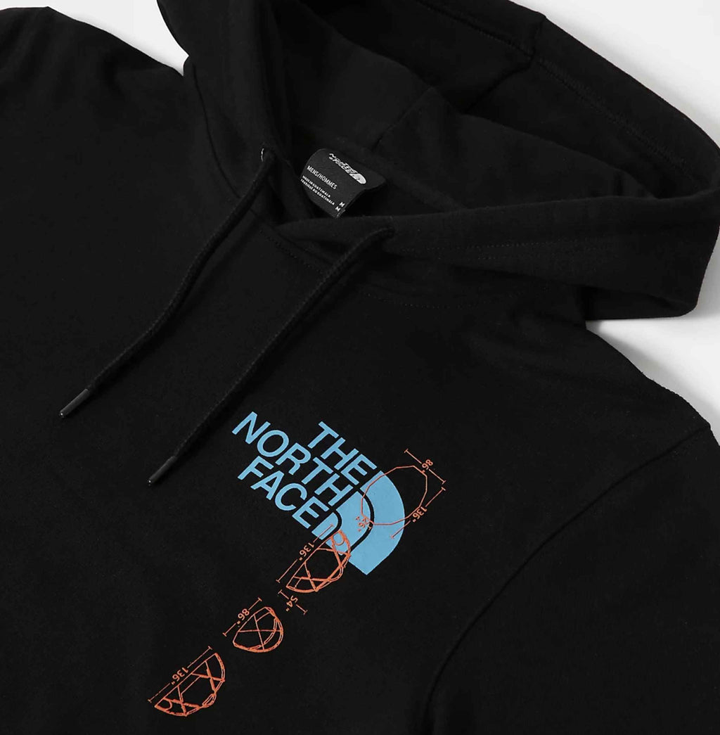  The North Face Felpa M Recycled Expedition Graphic Hoodie Black Nero Uomo - 4