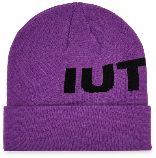  Iuter Cuffia Big Logo Fold Purple Uomo Viola