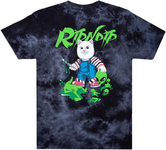  Ripndip T-shirt Childs Play Tee Black Lighting Wash Uomo Nero