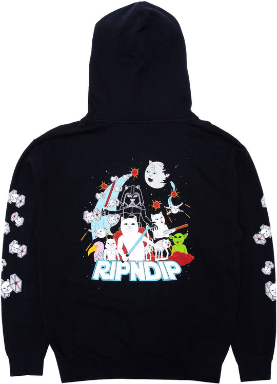  Ripndip Felpa Far Far Away Hoodie Black Uomo Nero