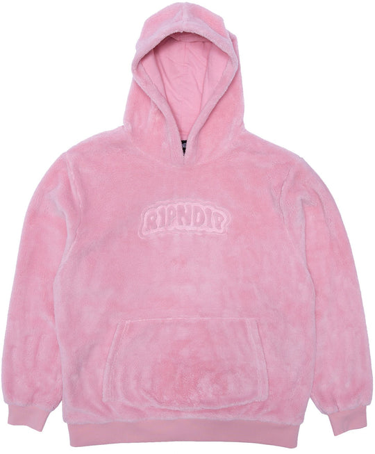  Ripndip Felpa Bubble Sherpa Hoodie Pink Uomo Rosa