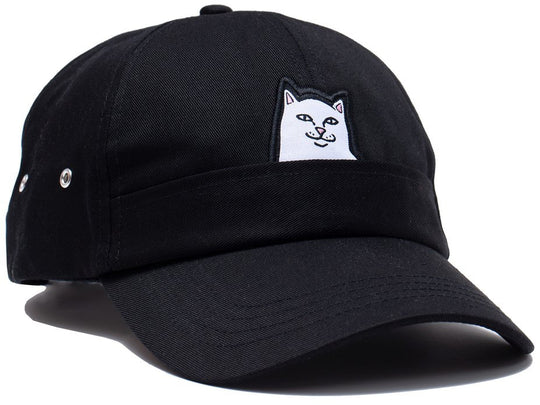  Ripndip Cappello Lord Nermal 6 Panel Pocket Hat Black Uomo Nero