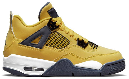  Jordan 4 Retro Lightning Shoes 2021 Gs Uomo Giallo
