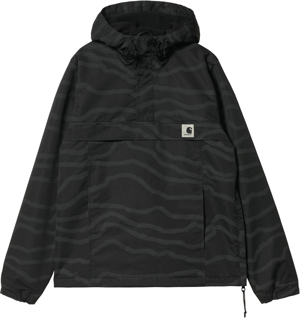 Carhartt WIP giacca W' Nimbus Pullover deep freeze print reflective black