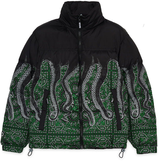  Octopus Giacca Bandana Down Jacket Black Uomo Nero