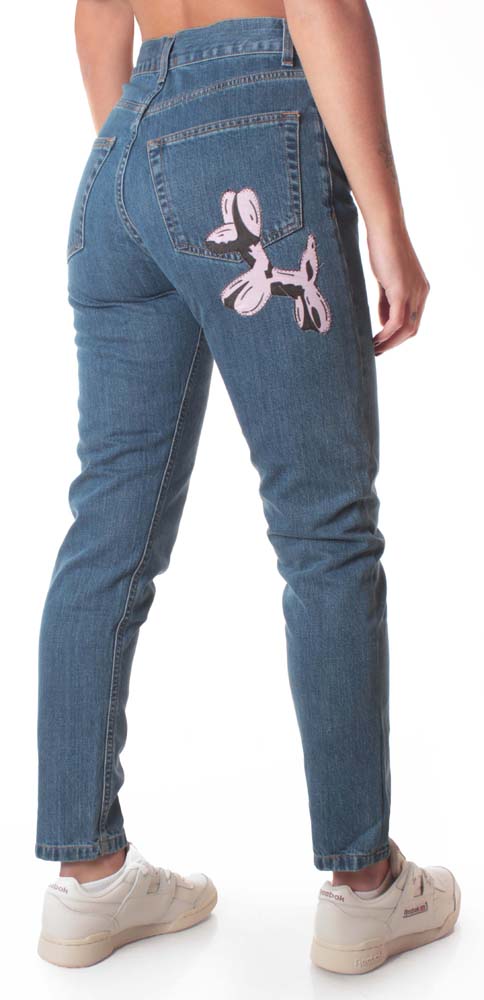 T-patch Pantaloni Balloon Dog Medium Blue Tpatch Donna