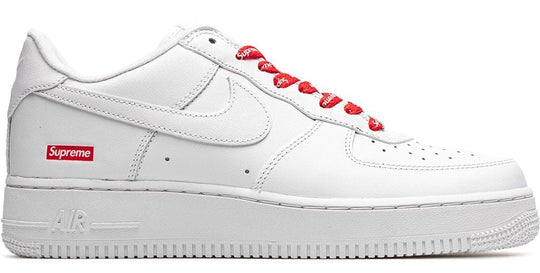  Nike Air Force 1 Low Supreme White Uomo Bianco