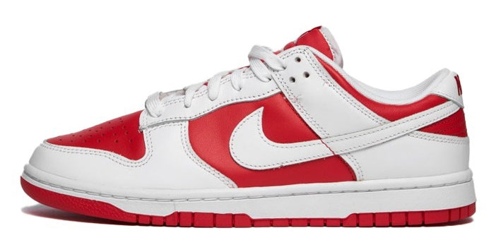  Nike Dunk Low Shoes Championship Red 2021 Rosso Uomo - 3