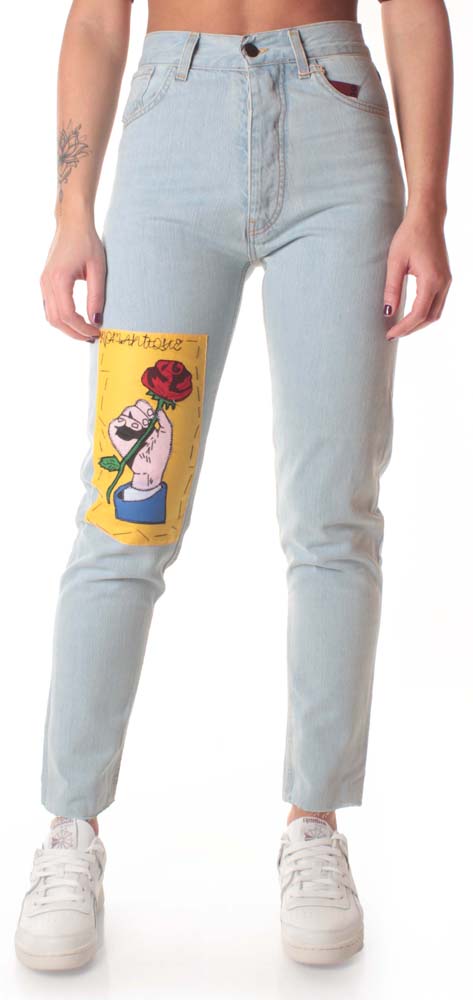  T-patch Pantaloni Romantique Light Blue Tpatch Donna Azzurro