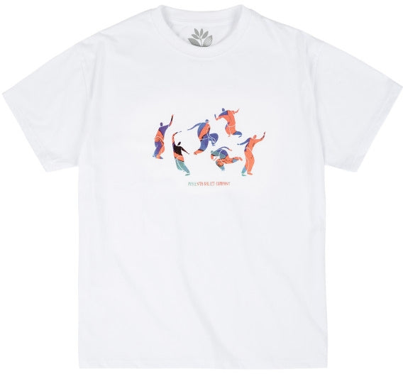 Magenta Skateboards t-shirt Ballet tee white