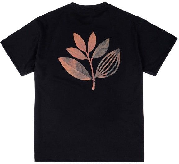 Magenta Skateboards t-shirt Fall Leaf tee black