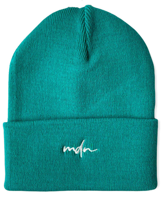  Mdn Cuffia Acrylic Logo Beanie Emerald Special_unisex Verde