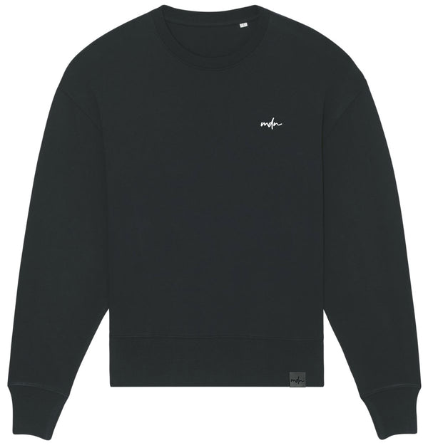 MDN felpa Ebroided Logo Crewneck black