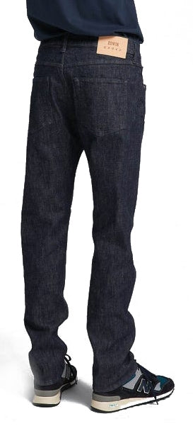  Edwin Pantaloni Jeans Ed 55 Regular Tapered Blue Rinsed Uomo - 1
