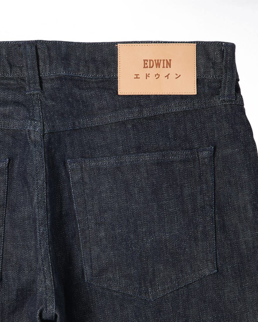  Edwin Pantaloni Jeans Ed 55 Regular Tapered Blue Rinsed Uomo - 4