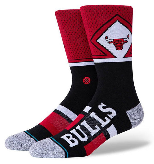 Stance Calze Bulls Shortcut 2 Socks Red Uomo Rosso