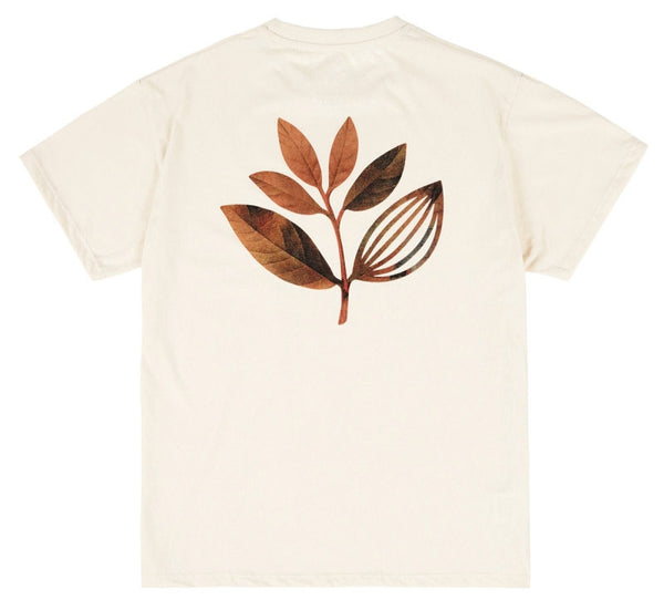 Magenta Skateboards t-shirt Fall Leaf tee natural