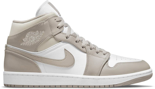  Jordan 1 Mid Shoes Linen Uomo Beige