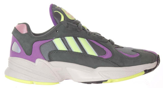  Adidas Scarpe Yung-1 Bd7655 Legend Ivy Hi-res Yellow Active Purple Uomo Grigio